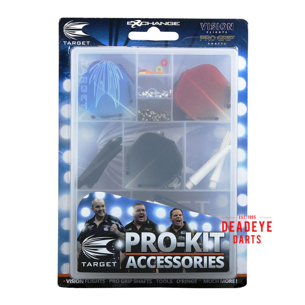Target Pro Accessory Pack – complete dart accessory kit for setup, maintenance, and performance
