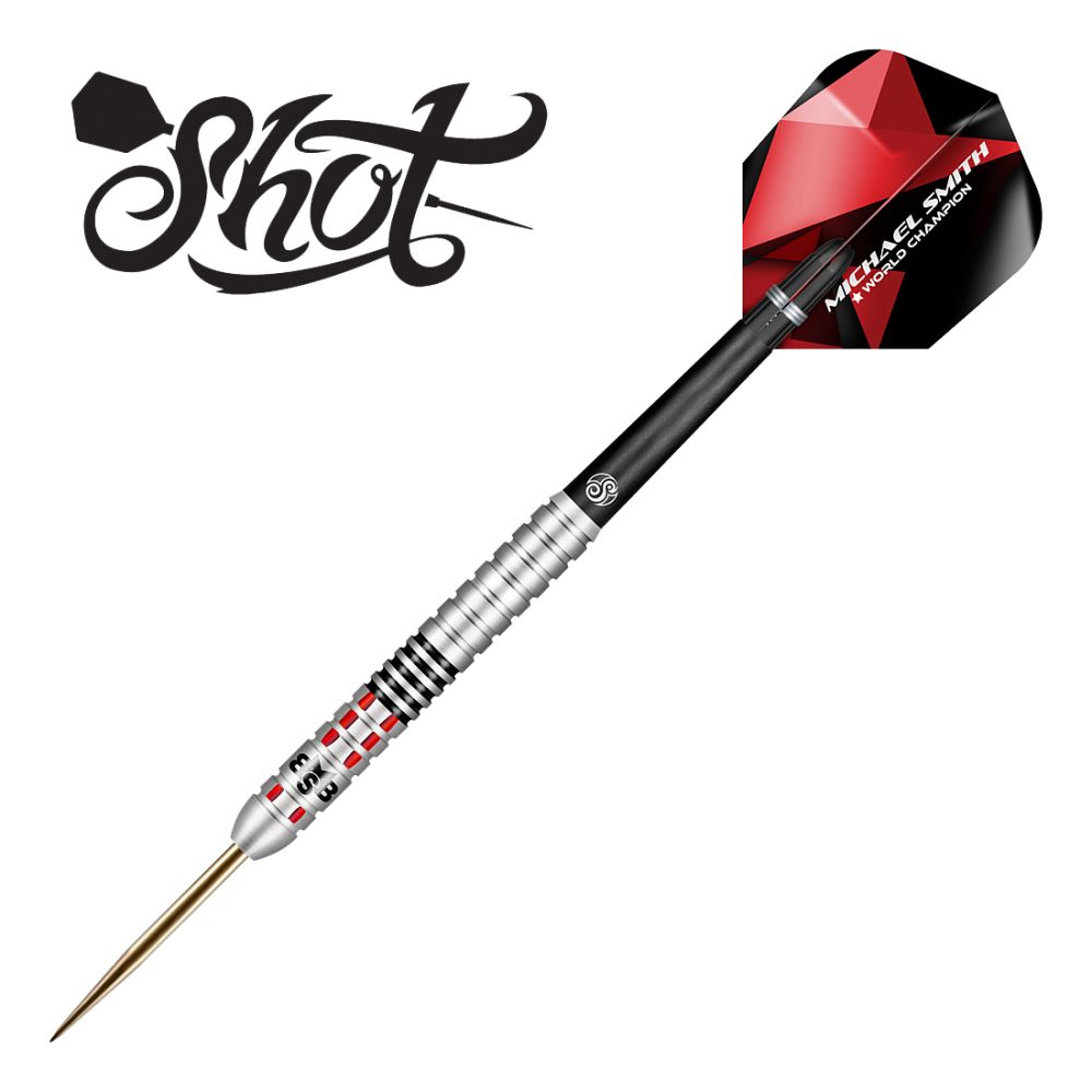Shot Michael Smith Achieve Steel Tip Darts 90% Tungsten Darts 2023