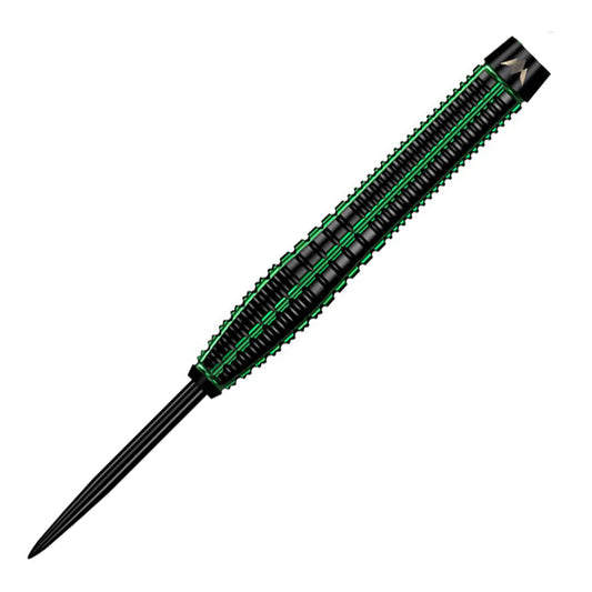 Mission Venom Darts - Steel Tip - 90% Tungsten - Black & Green Electro - Barrel