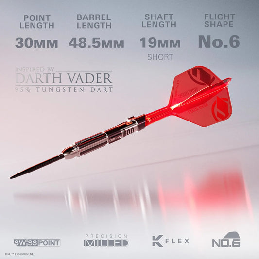 Target Star Wars Darth Vader Lightsaber First Edition 95% Swiss Point Darts