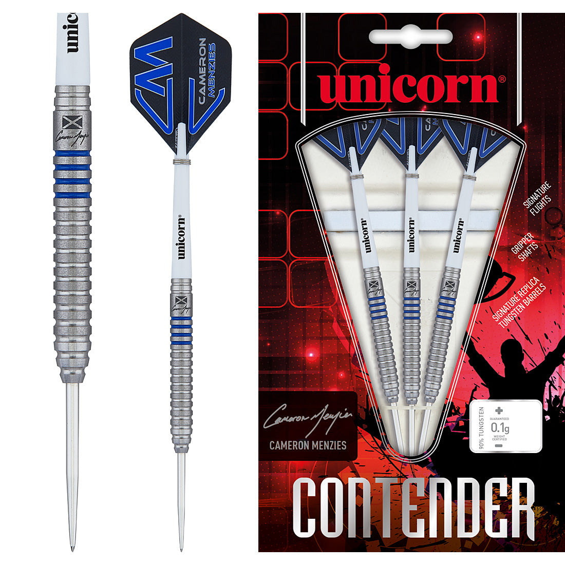 Unicorn Cameron Menzies Contender 1 Steel Tip Darts | Deadeye Darts