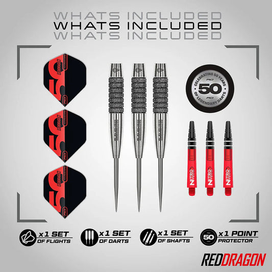 Red Dragon Element 6C 90% Tungsten Steel Tip Darts