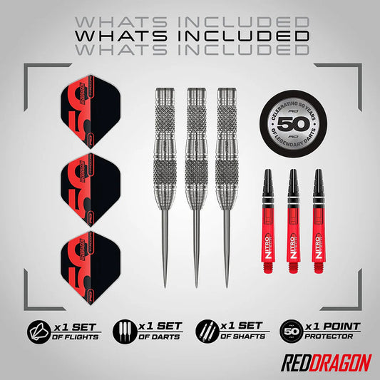 Red Dragon Grizzly 4 90% Tungsten Steel Tip Darts