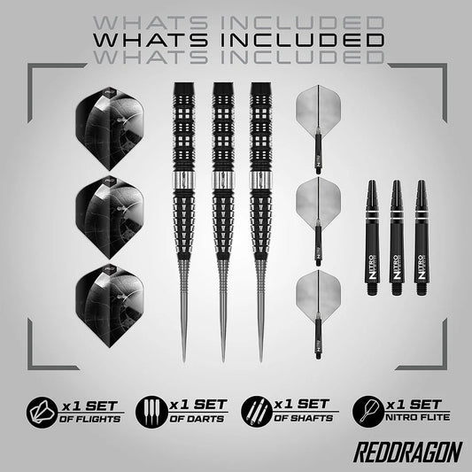 Red Dragon Recon Tapered 90% Tungsten Steel Tip Darts