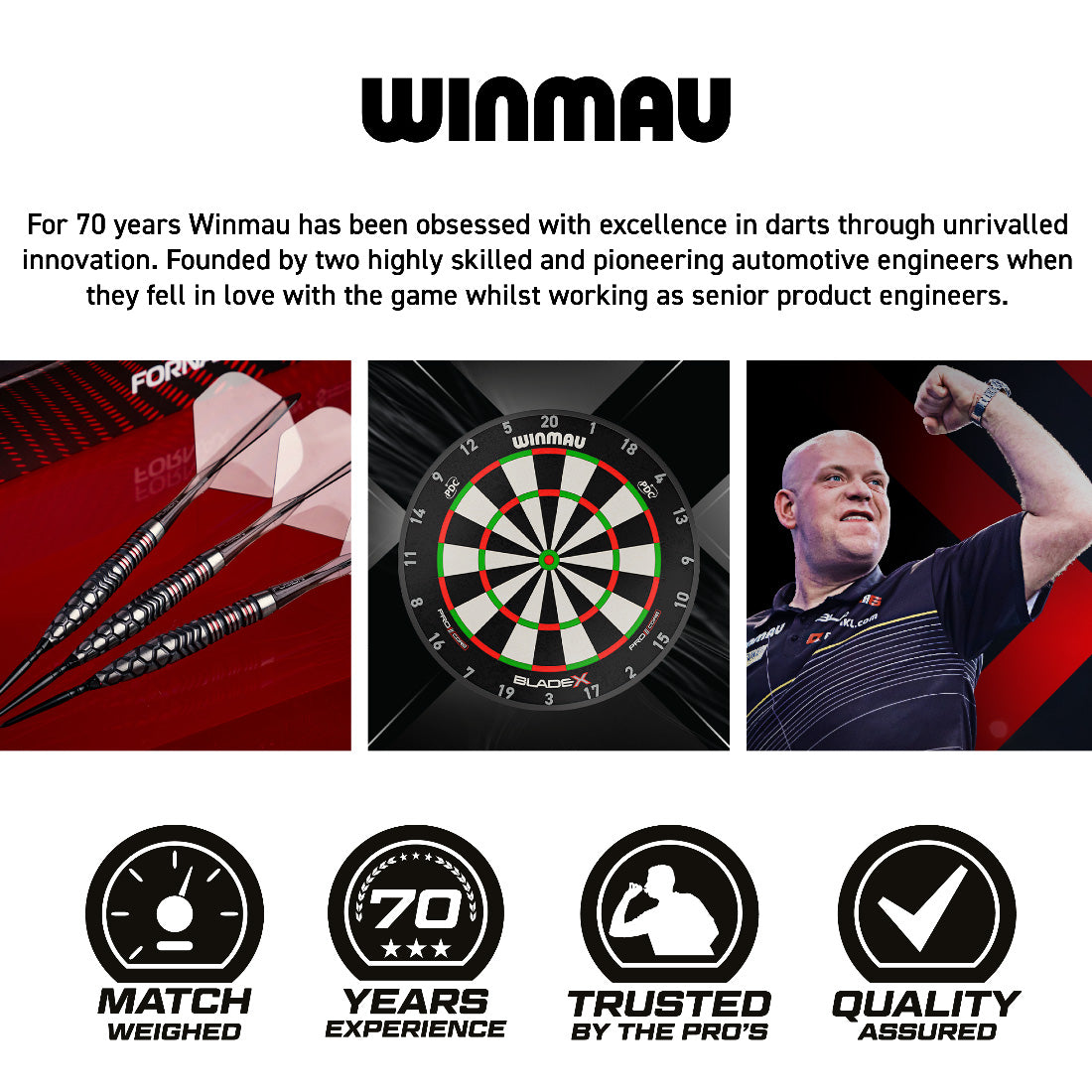 Winmau Fornax Torpedo Switch Point Steel Tip Darts