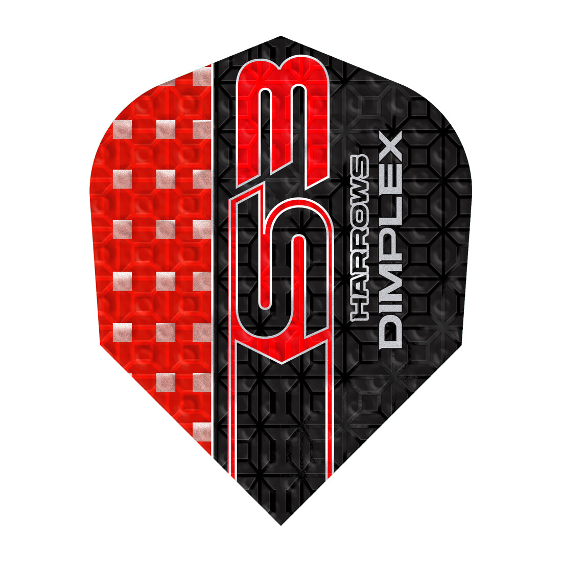 Harrows Dimplex Series 3 Dart Flights - red