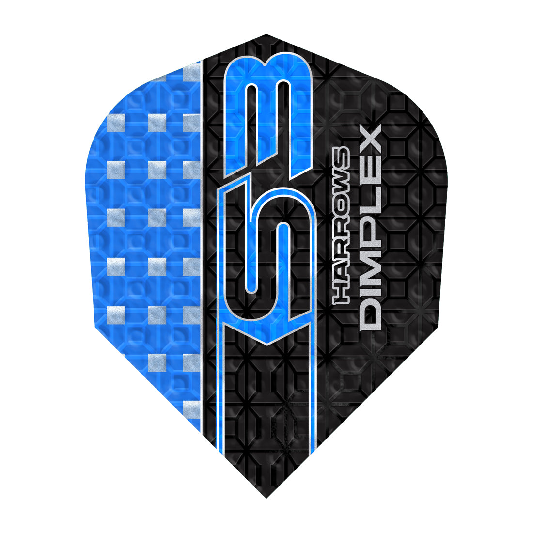 Harrows Dimplex Series 3 Dart Flights - blue