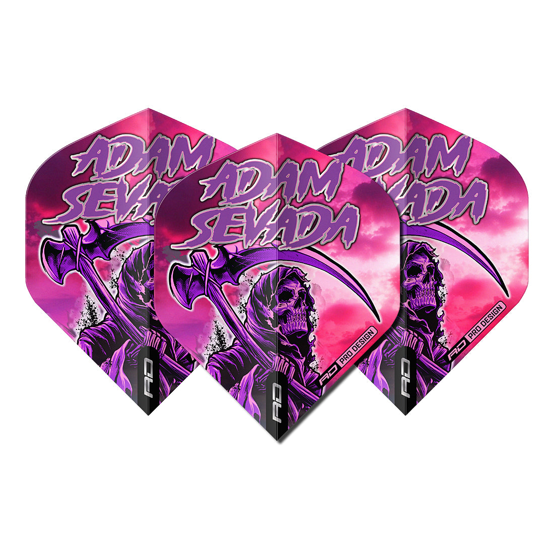 Red Dragon Adam Sevada Dard Core Premium Dart Flights - Set of 3