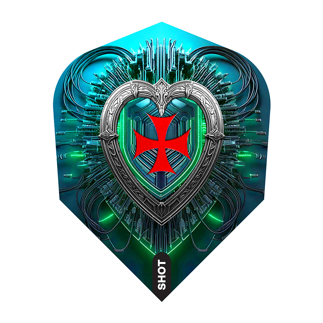 Shot Dreadheart No6 Shape Dart Flights