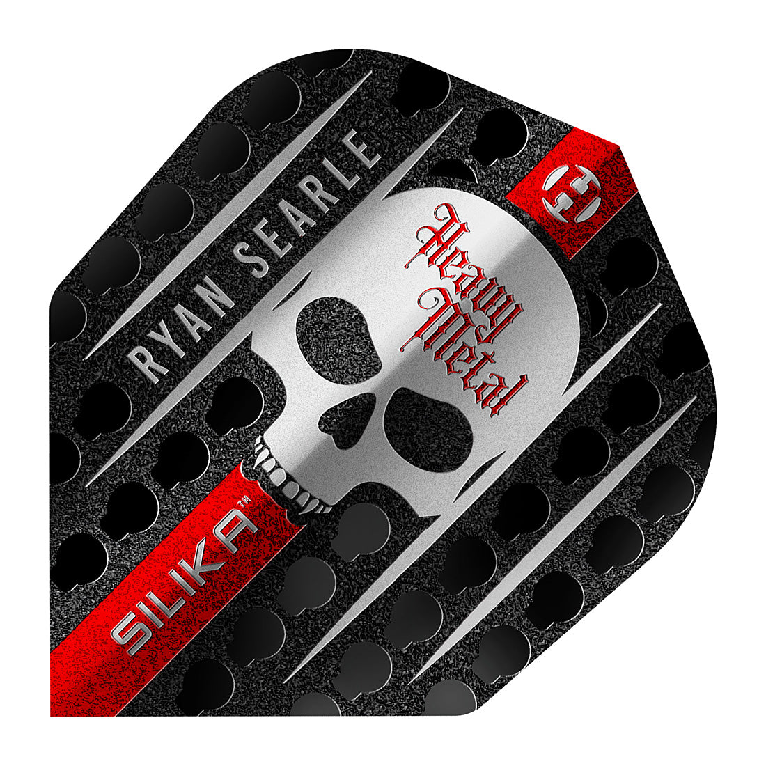 Harrows Silika Ryan Searle Series 3 No6 Shape Dart Flights – micro-etched silica coating provides grip and durability