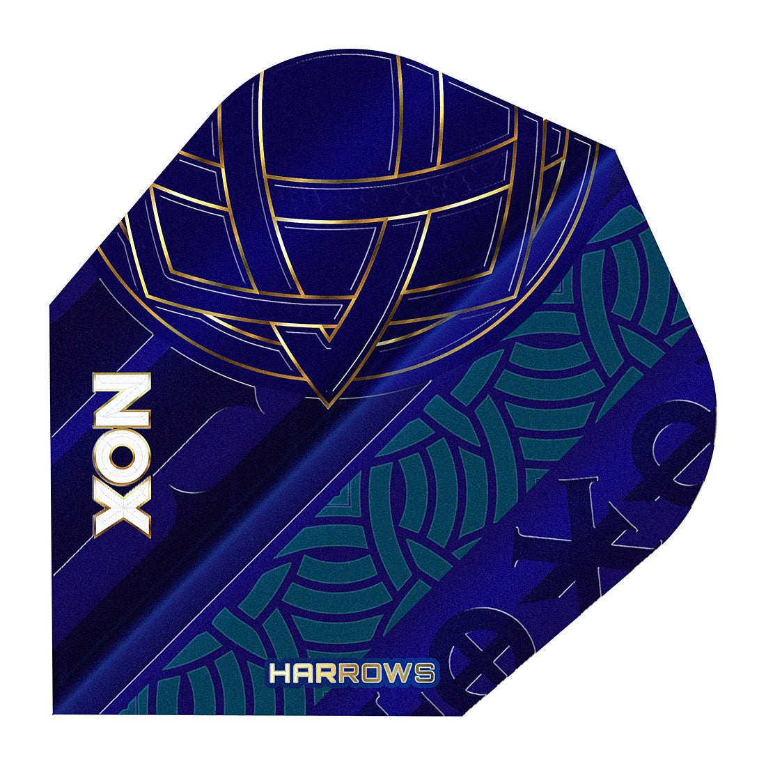 Harrows Prime NOX No6 Shape Dart Flights – durable, high-precision flights with bold NOX design