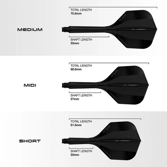 Harrows Solo No6 Integrated Flights & Shafts