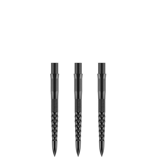 Mission Caliburn EVO Dart Points - Ripple - Black 26mm