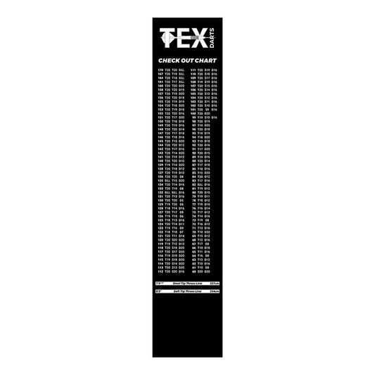 Tex Darts Check Out Dart Mat