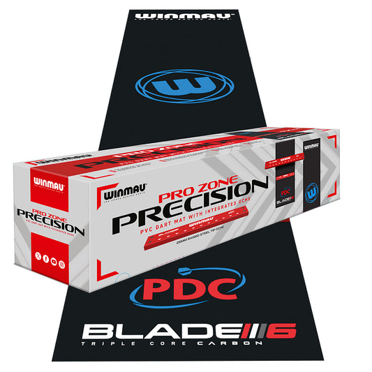Winmau Pro Zone Precision PVC Dart Mat & Integrated Oche