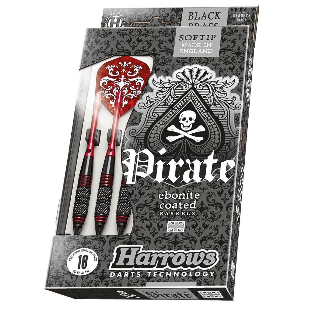 Harrows Ace Rubber Brass Soft Tip Darts Set 16g & 18g - Comprend des tiges Supergrip, des Volants Micron Marathon et Un étui de Voyage Pratique - 10pc Set (16g Harrows Ace Rubber Brass Soft Tip Darts Set 16g & 18g - Comprend des tiges Supergrip, des Volants Micron Marathon et Un étui de Voyage Pratique - 10pc Set (16g