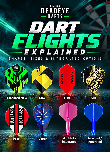 Dart Flights Explained: Shapes, Sizes & How to Choose the Right Flight