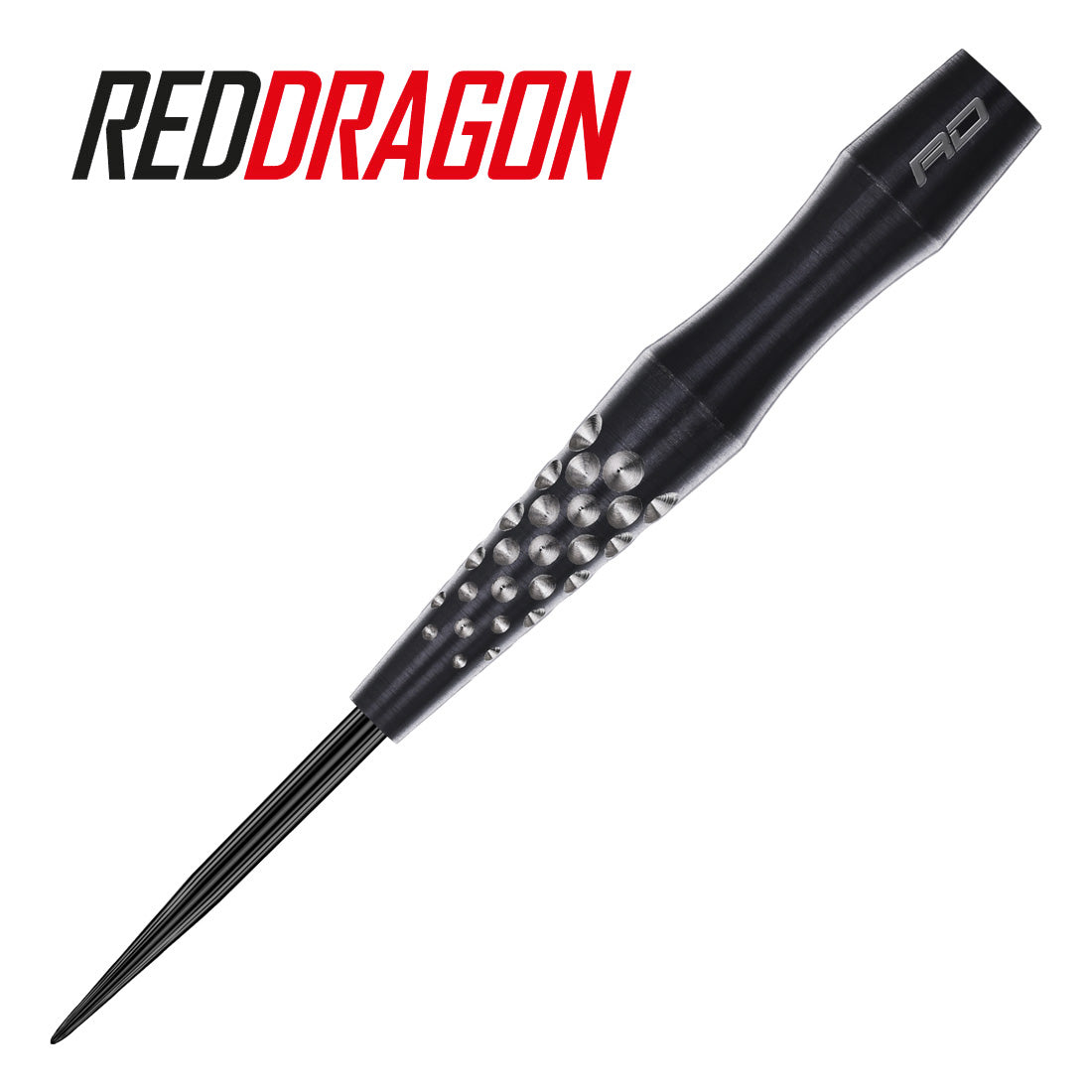 Black dart with 'Red Dragon' branding on a white background