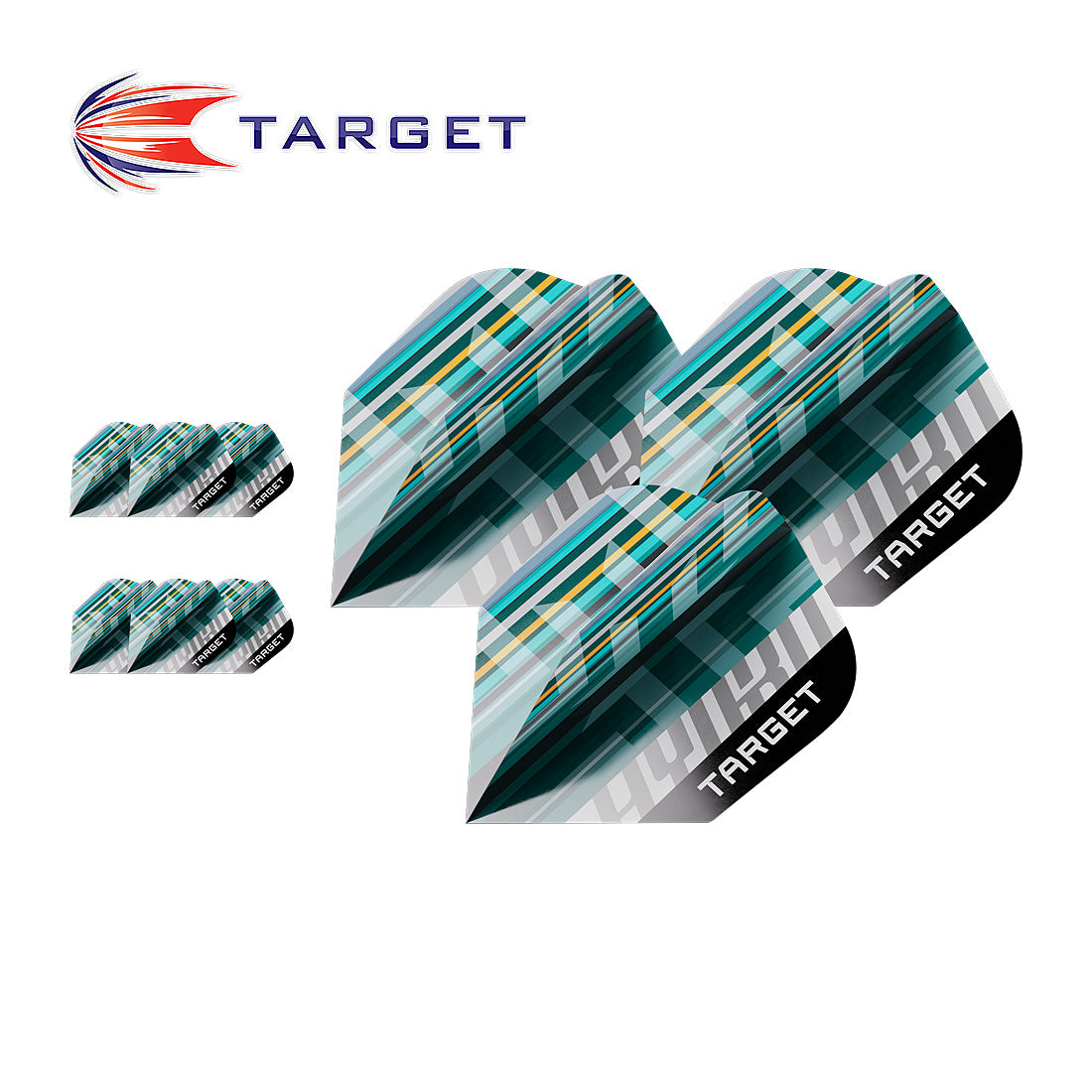 Target Hydro No6 Shape x 3 Sets Pro.Ultra Flights Bagged