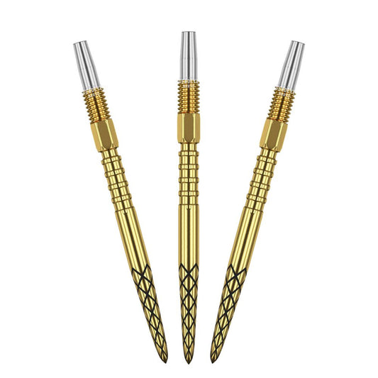 Target Swiss Diamond Surge Point – diamond-cut Swiss Point dart points for enhanced board grip and control | Deadeye Darts