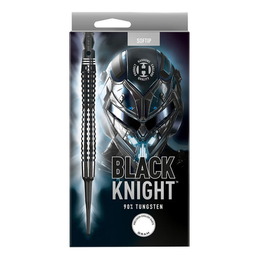 Harrows Black Knight Soft Tip Darts – black tungsten soft tip darts built for accuracy on electronic boards | Deadeye Darts