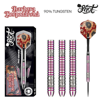 Shot Barbora Hospodarska Gen 2 90% Tungsten Darts - The Lot