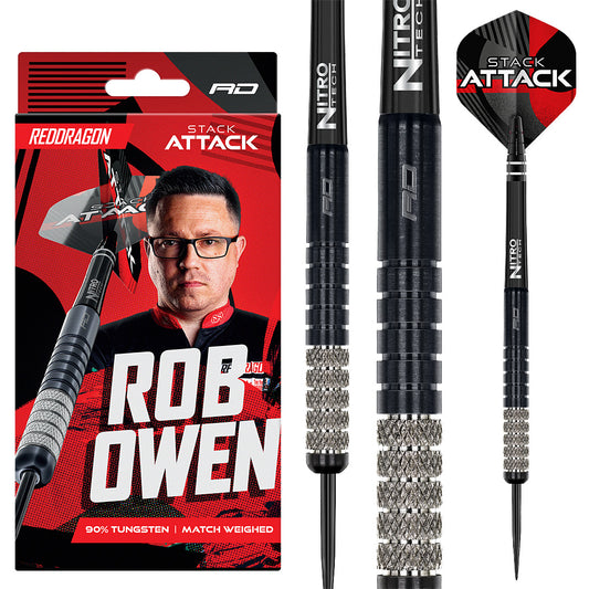 Red Dragon Rob Owen 22 Gram 90% Tungsten Darts