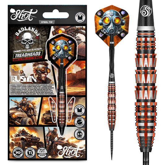 Shot Badlands Rustin Steel Tip Darts