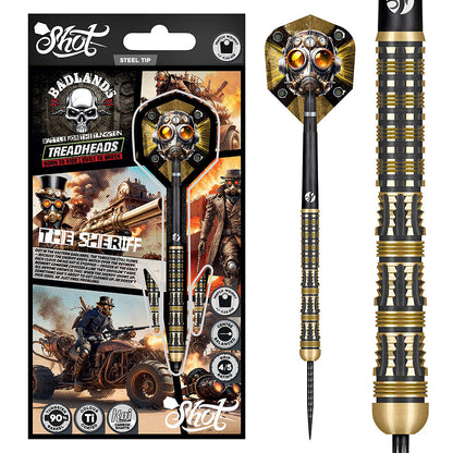 Shot Badlands Sheriff Steel Tip Darts