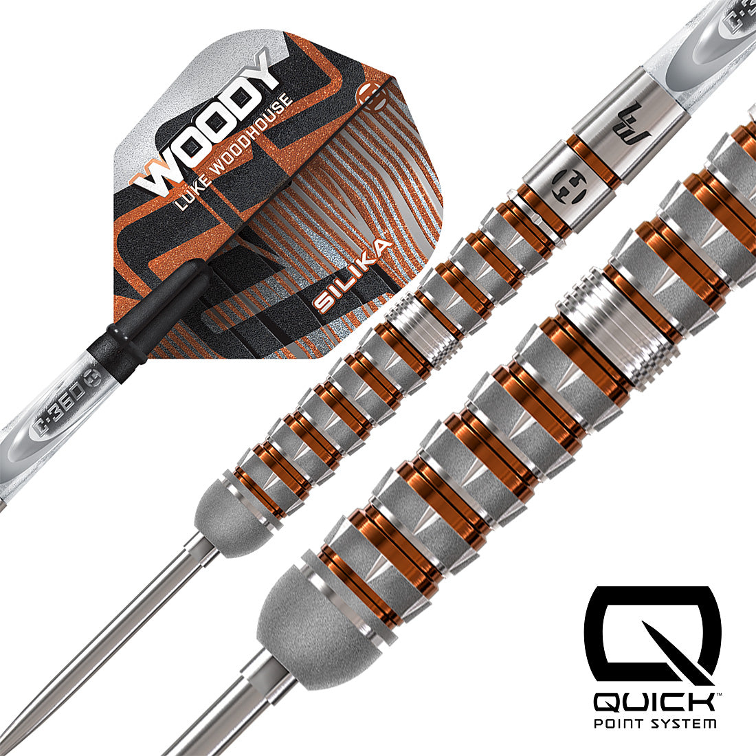 Harrows Luke Woodhouse 90% Series 3 Quick Point Darts