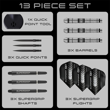 Harrows Supergrip QP 90% Quick Point Darts