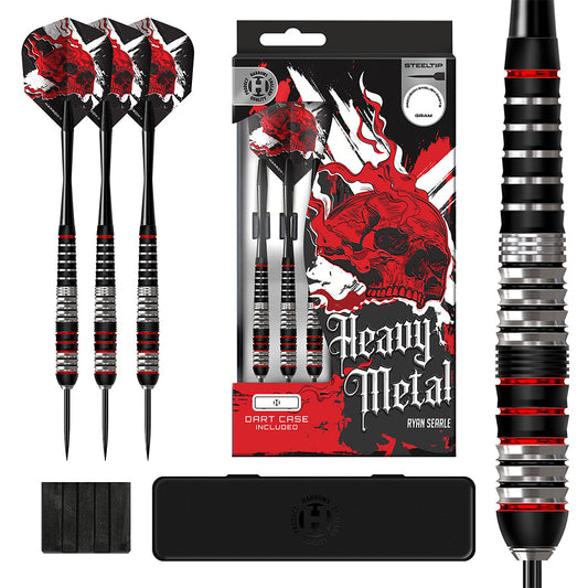Harrows Heavy Metal Stainless Steel Tip Darts – durable and balanced darts with stainless steel barrels