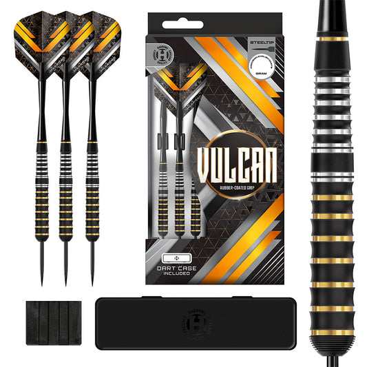 Harrows Vulcan Steel Tip Darts – high-performance darts delivering superior grip, balance, and accuracy