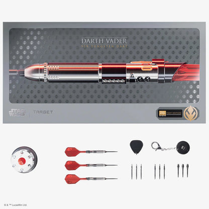 Target Star Wars Darth Vader Lightsaber 95% Swiss Point Darts – elite tungsten darts inspired by Darth Vader’s lightsaber