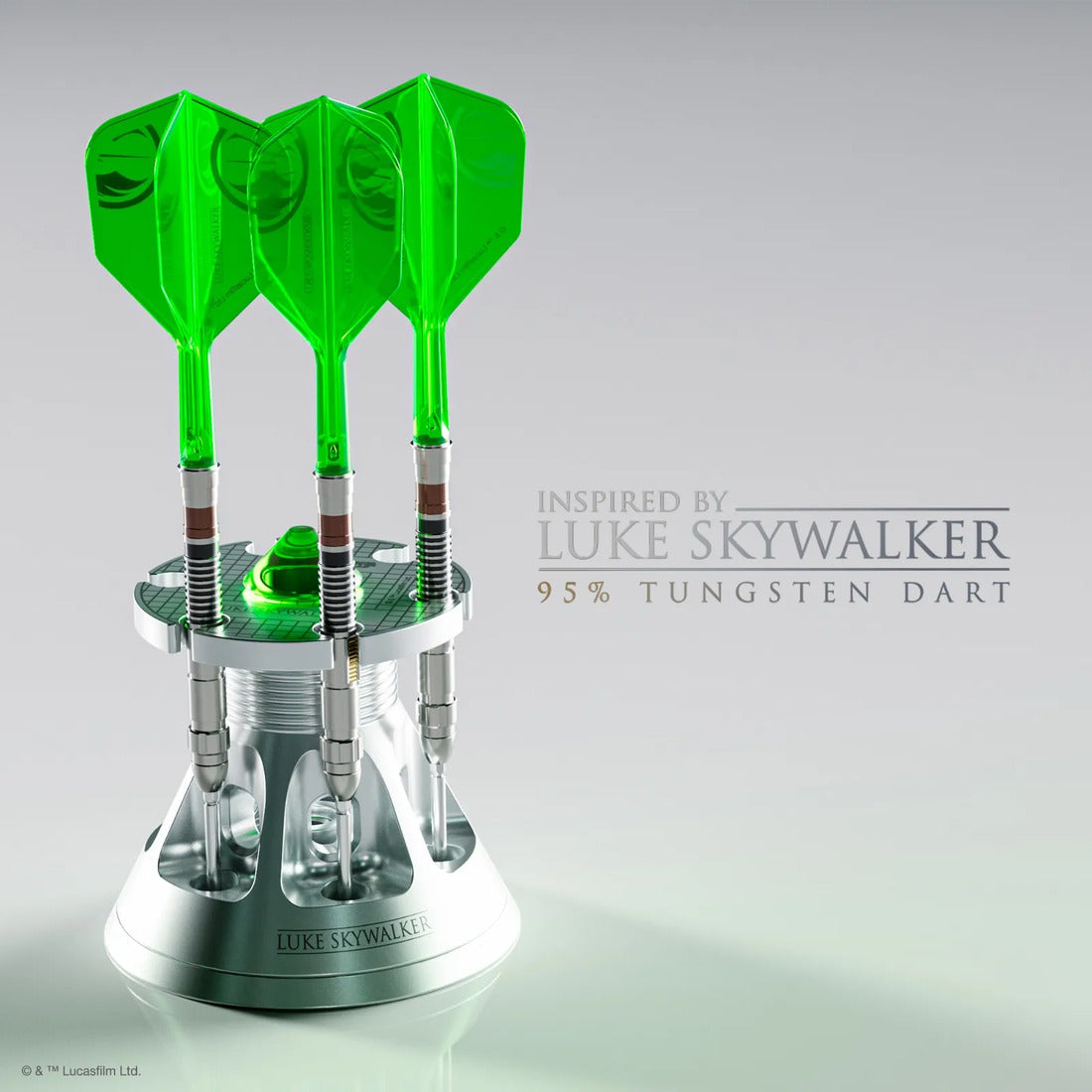 Target Star Wars Luke Skywalker Lightsaber First Edition 95% Swiss Point Darts