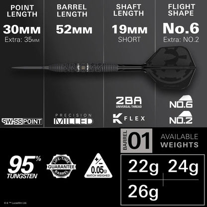 Target Star Wars Darth Vader 95% Swiss Point Darts