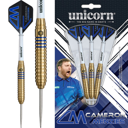 Unicorn Cameron Menzies Brass Steel Tip Darts