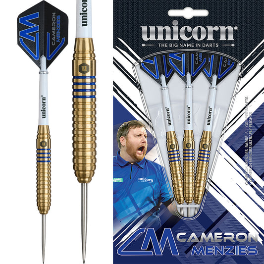 Unicorn Cameron Menzies Brass Steel Tip Darts