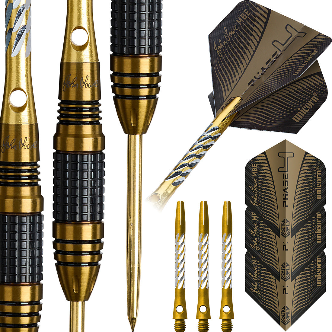 Unicorn John Lowe Phase 4 World Champion Ambassador 90% Steel Tip Darts