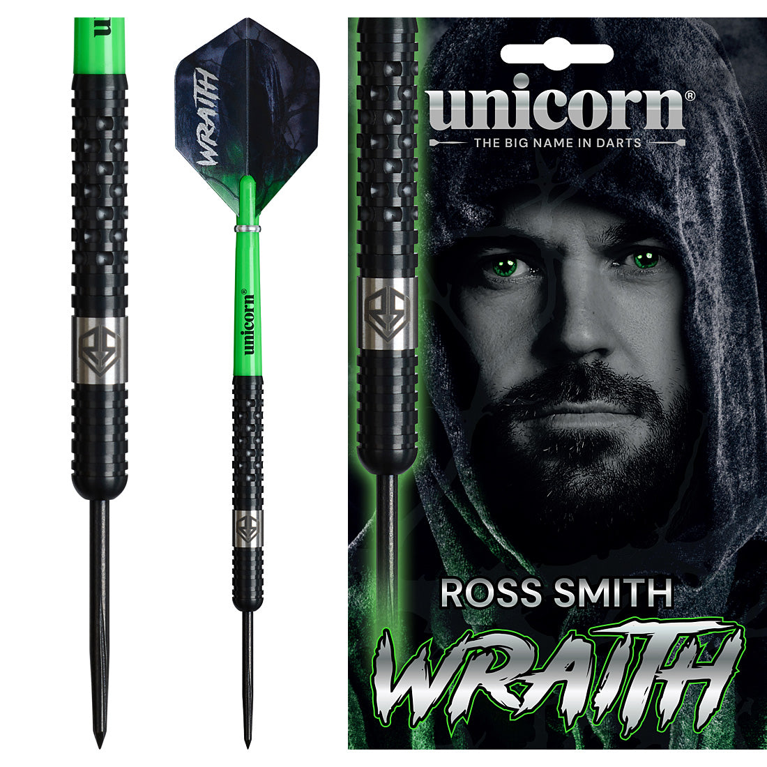 Unicorn Ross Smith Wraith 90% Steel Tip Darts | Deadeye Darts