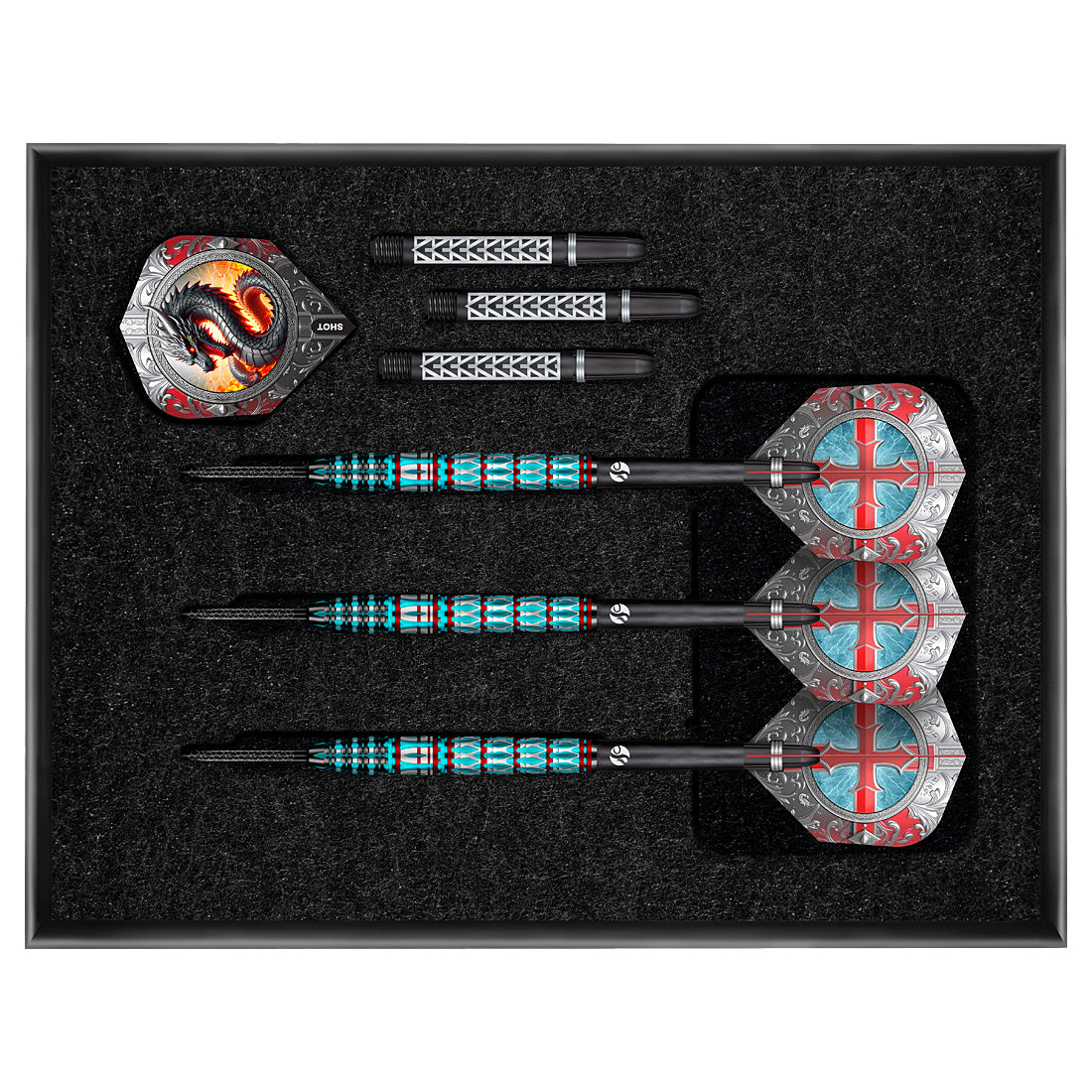 Shot Future Knights St George Steel Tip Darts
