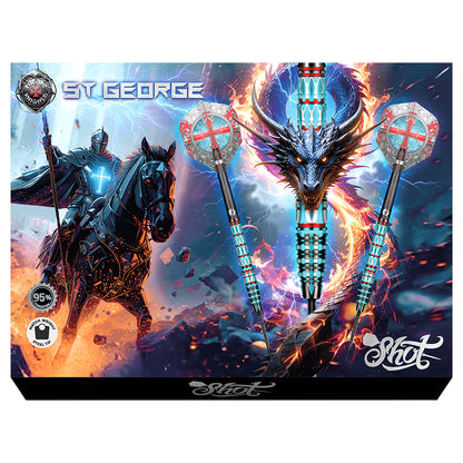 Shot Future Knights St George Steel Tip Darts