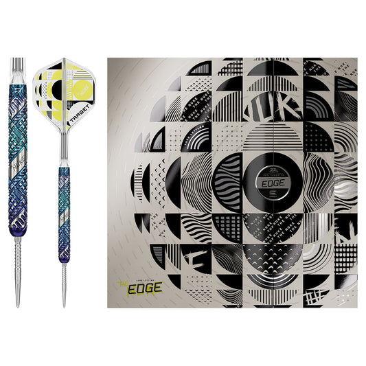Target Luke Littler Edge 95% Tungsten Swiss Point Darts – high-density tungsten darts built for precision and control