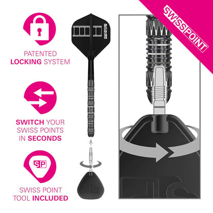 Target Chris Dobey 95% Tungsten SP Steel Tip Darts
