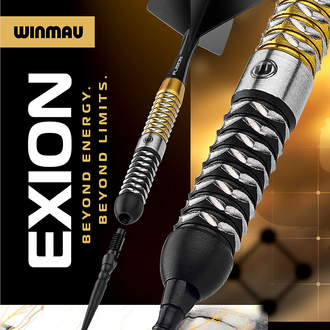 Winmau Exion 90% Switch Point Steel Tip Darts