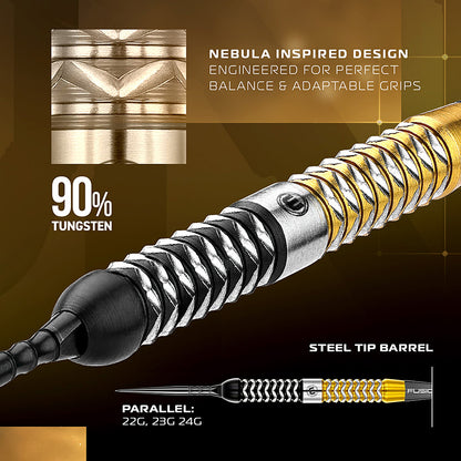 Winmau Exion 90% Switch Point Steel Tip Darts