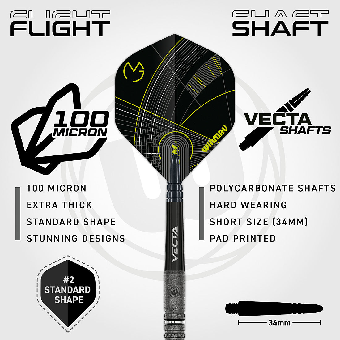 Winmau Michael Van Gerwen Signature Edition 90% Darts | Deadeye Darts