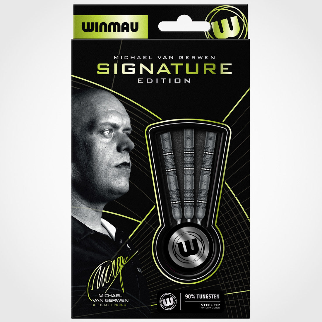 Winmau Michael Van Gerwen Signature Edition 90% Steel Tip Darts