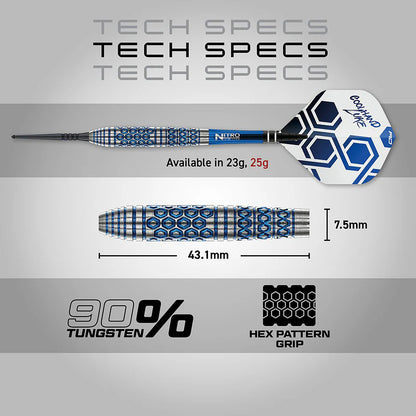Red Dragon Luke Humphries TX5 90% Tungsten Steel Tip Darts