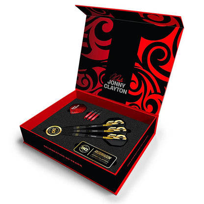 Red Dragon Jonny Clayton 50 Years Limited Edition 90% Tungsten Steel Tip Darts